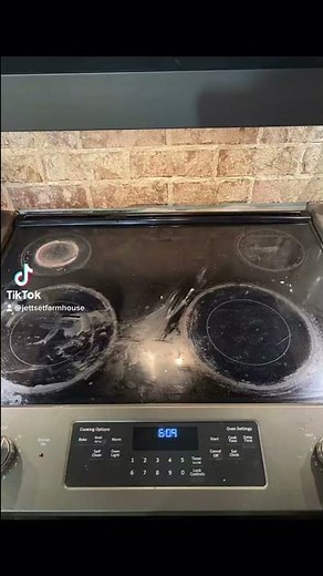 How to clean a VERY dirty glass cooktop!