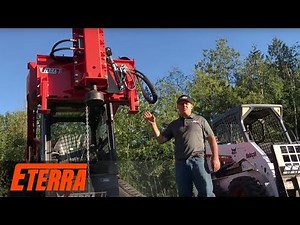 The NEW Eterra® PDX-750 Post Driver for Skid Steer and Excavators