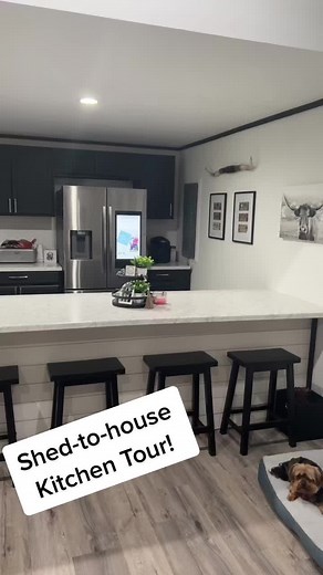 Luxurious Shed-to-House Kitchen Tour | Tiny Living at Its Finest!