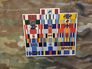 Custom Military Ribbon Rack – Stickers or Magnets, All Branches - Etsy
