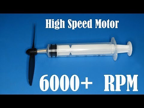 6000+ RPM Syringe motor , High speed running