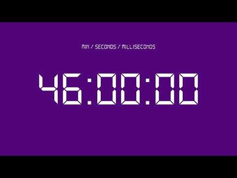 46 minute countdown timer