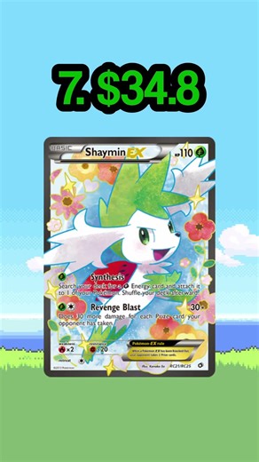 Top 10 Most Expensive Shaymin Cards