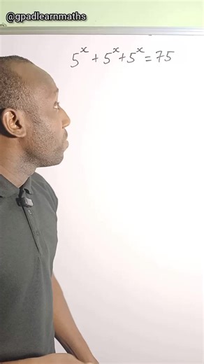 How to solve this Exponential Equation. #exponential #ExponentialEquation #indices #exponents #gpadlearnmaths | Gpad Learn Maths