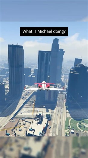 Never let Michael fly a plane ☠️🤔 #gtaviral #gtaonline #gta5online #gta5 #fail