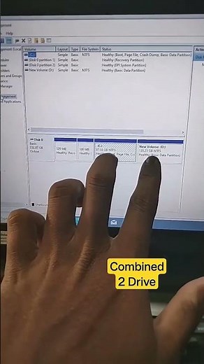 Combine Hard Drive Partitions in Windows 10 | How to Combine Hard Drive/Ssd Partition#macnitesh#HDD
