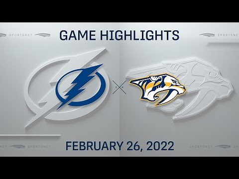 NHL Highlights | Lightning vs. Predators - Feb. 26, 2022