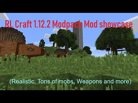 RL Craft 1.12.2 Modpack Mod showcase (Realistic, Tons of mobs, Weapons and more)