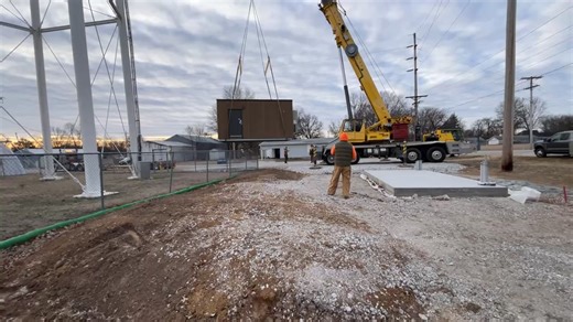 Fiber going in at Lamar Missouri | Net Vision Communications