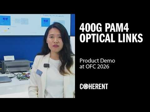 Coherent | 400G PAM4 Optical Links | OFC 2026 Demo