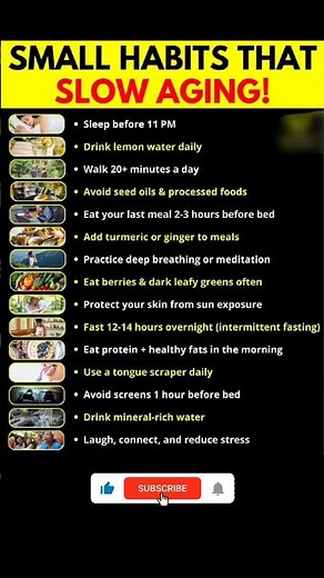 The Daily Routine to Slow Down Aging (Science-Backed) (Builds authority)