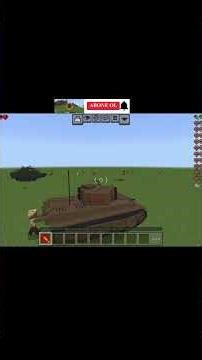 Minecraft Harika Tanklardan oluşan çok güzel Tank Modu💥💥💥Modun indirme videosu sayfamda👍🏻