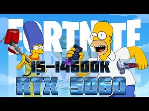 RTX 5060 -- i5-14600K -- Fortnite FPS Test