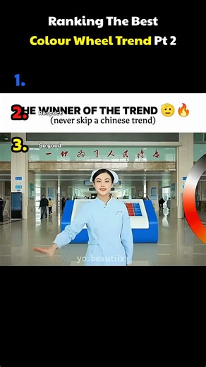 Ranking the BEST Color Wheel Trend pt 2 #trending #colorwheel #ranktok