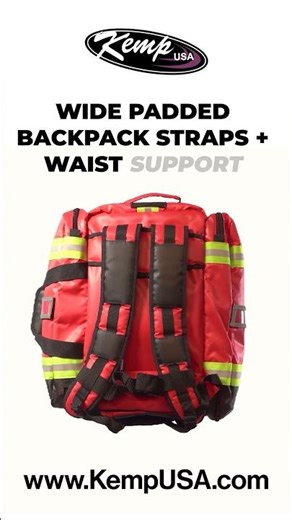 Premium Ultimate EMS Backpack | Kemp USA 10-115-RED-TPN
