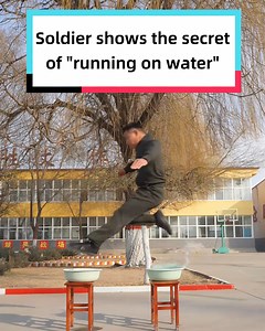 Here's the tutorial for "running on water." Have you mastered it yet? | Discover China