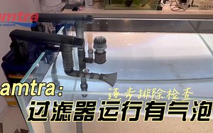 amtra 售后检查：过滤器运行有气泡