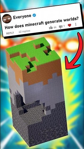 How Does Minecraft Generates Worlds... #gamedev #unity #minecraft