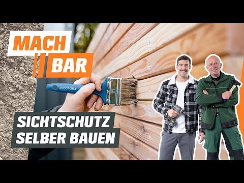Sichtschutz selber bauen | OBI