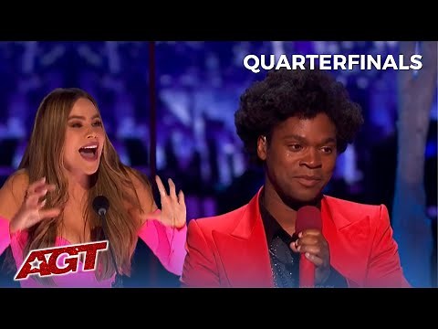 EMOTIONAL Golden Buzzer Jimmie Herrod Gives Sofia Vergara GOOSBUMPS on AGT Live Stage