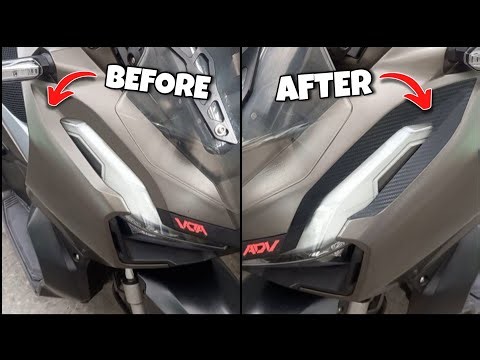 DRL Carbon Decals Installation for Honda ADV 160/150