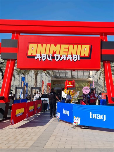This was my second time attending an anime event in Abu Dhabi. It was smaller than Comic Con, yet I had fun—especially with the games and activities you could try. It was worth visiting! 💯 #animenia #abudhabi #travel