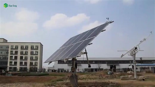 Solar Tracking System 12KW Dual Axis Solar Tracker Sun Tracker Brackets System Solar Array Ground Mount System