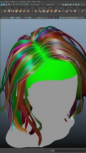 Kaan Zorlu - Shorts - Pink short hairstyle grooming tutorial using XGen #mayatutorial #tutorial