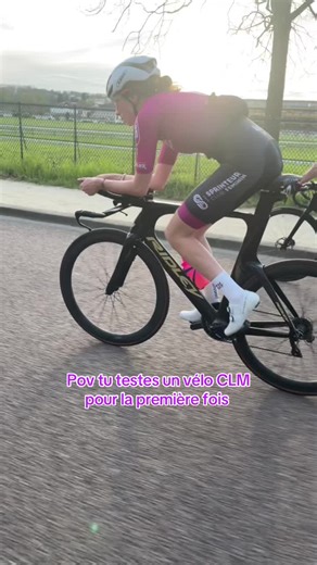 Test de vélo CLM : Première expérience