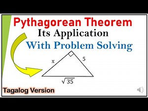[Tagalog] Pythagorean Theorem: Illustrations and Problem Solving #Mathematics9 #ThirdQuarter