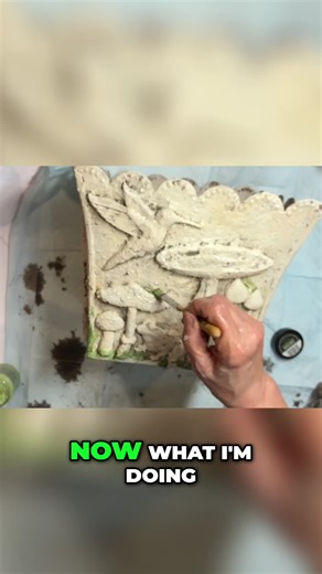 Learn how to create a realistic moss effect using Pentart moss effect paste. Mix light and dark green tones, dab the paste on, and blend with grit for a natural, textured mossy finish. A fun technique for experimenting with texture on DIY decor, mixed media art, and creative upcycling projects. Website https://rehatcheddesigns.com/ #Pentart #MixedMedia #DIYTechniques #TexturedArt