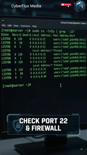 SSH Connection Refused? 🔐 Fix It Fast! | Linux Troubleshooting #linux #linuxcommandlinetutorial