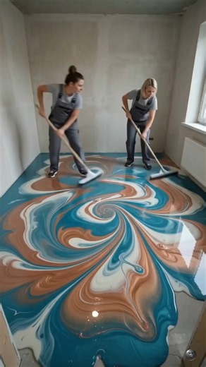 STOP SCROLLING! Watch This Floor Turn Into Pure Luxury 😱✨ #satisfying #shorts #asmr