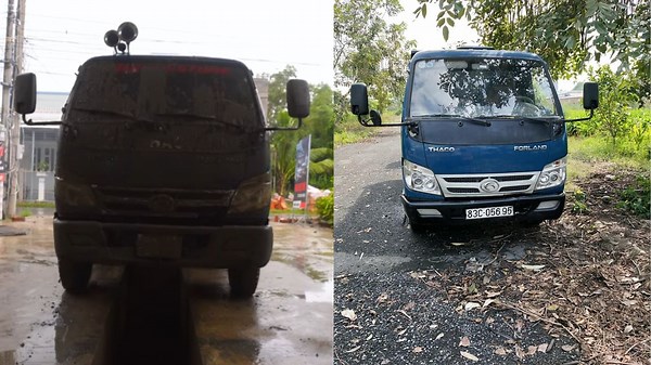 Restoration of a Dirty Truck with Pressure Washer