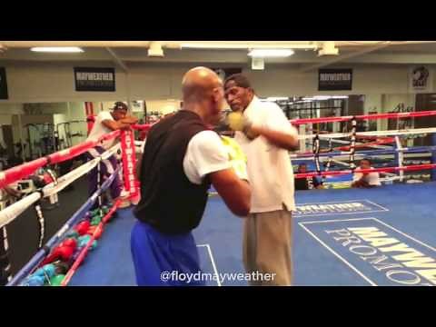 Floyd Mayweather Training with Roger Mayweather