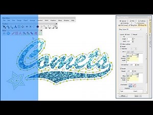 Digitizing for bling with Wilcom's EmbroideryStudio