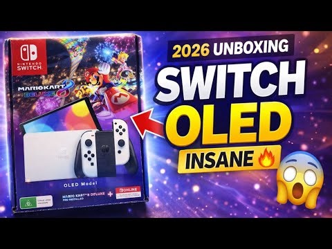 Unboxing Nintendo Switch OLED in 2026 and Playing Fortnite Chapter 7 Season 2