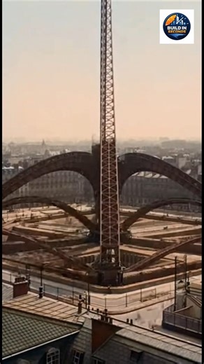 Eiffel Tower Rise in 1889 🗼 | Full Build Timelapse
