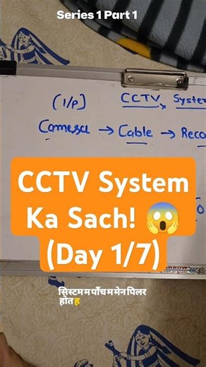 CCTV sirf ek camera nahi, pura system hai! 🛠️ #CCTV #trending #TechnicalSkills #viral #shorts