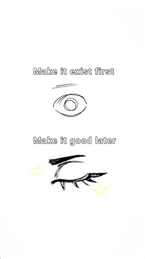 First Make it exist Part 2... #sketchbook #drawing #artsupplies #beginnerarttips