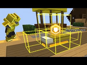 Playing *Tutorial Mode for Beginners 2* in BedWars (Blockman Go)