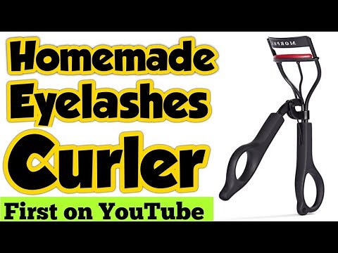 How to make eyelashes curler at home||eyelash curler||eyelash lift||curly eyelashes||Sajal Malik