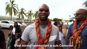 "J'ai été acceuilli comme un enfant du pays" Le chanteur de R&B français Singuila est arrivé aux Comores pour un concert prévu le samedi 16 juillet prochain | CMM