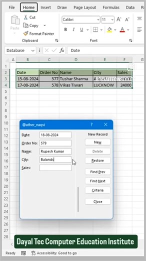 Data entry work in excel #youtubeshorts #excel #computereducation #shorts #trendingshorts #viral
