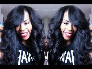 •Hair Tutorial• Old School Quick Weave with DS Hair Extensions