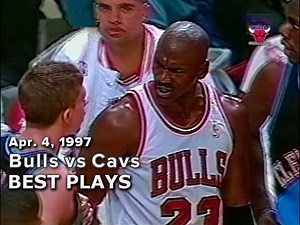 April 4, 1997 Bulls vs Cavs highlights