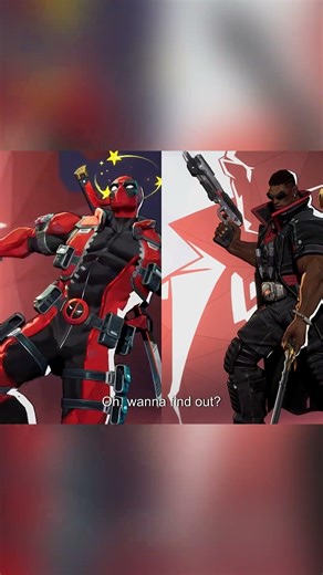 Deadpool interaction with Blade #marvelrivals #deadpool