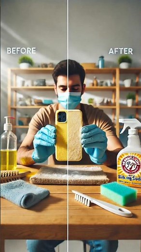 How to make a phone case clear again 📱