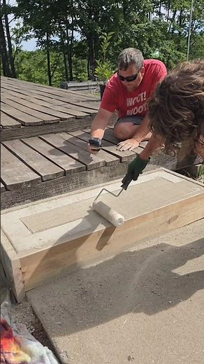 Off-Grid DIY: Easy Concrete #drypourconcrete #drypourconcretestep