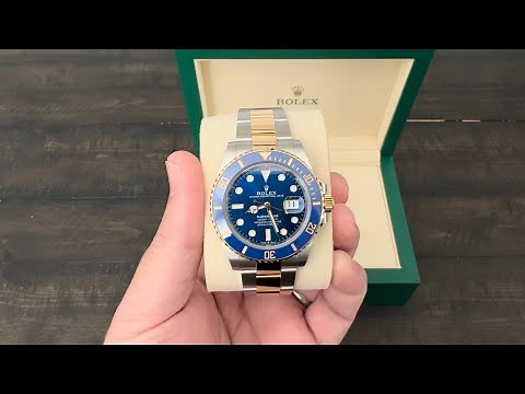 We Take a Look At the Rolex "Bluesy" Two Tone Submariner with Blue Dial (126613LB)